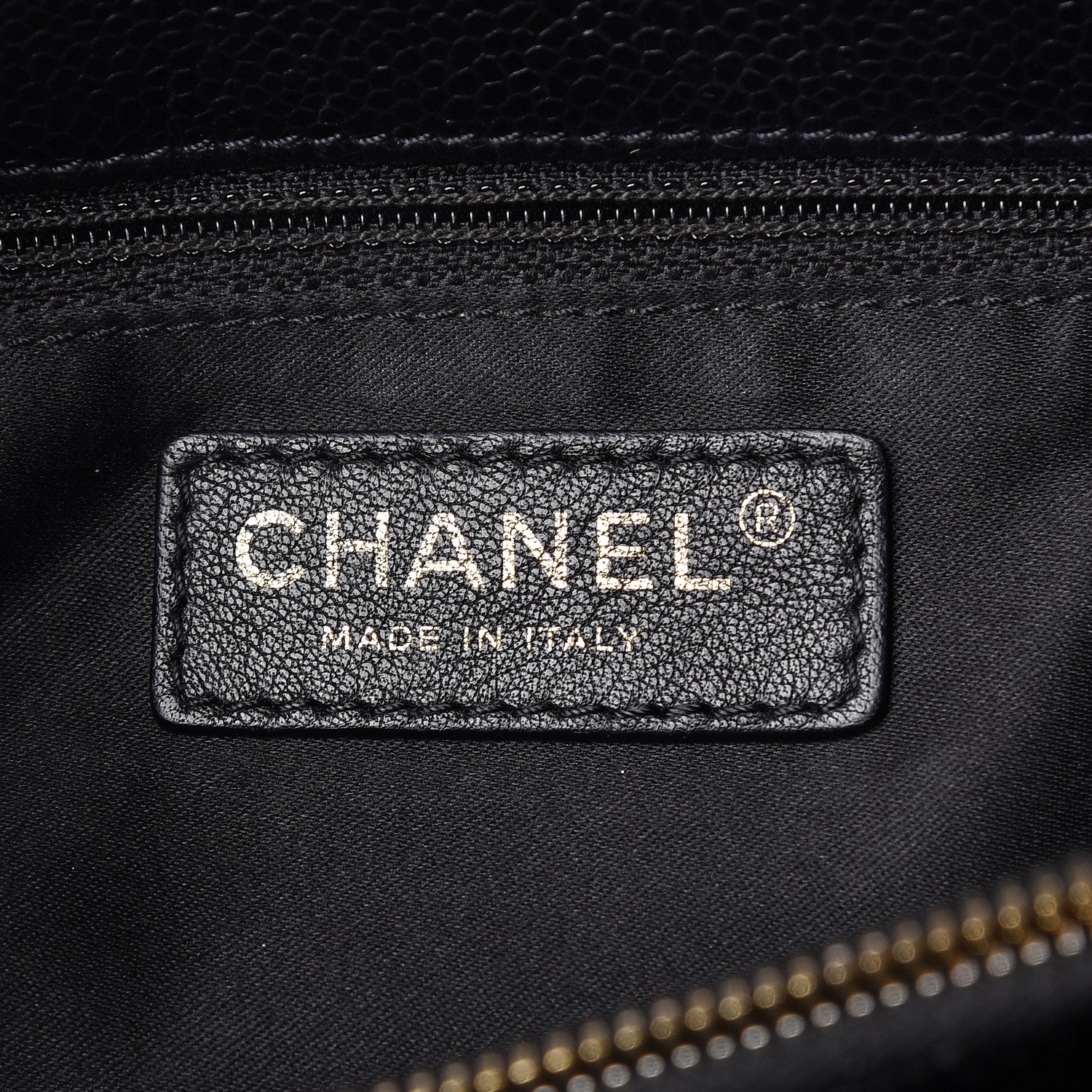 Chanel Caviar Quilted Grand Shopping Tote GST Black 6 of 9