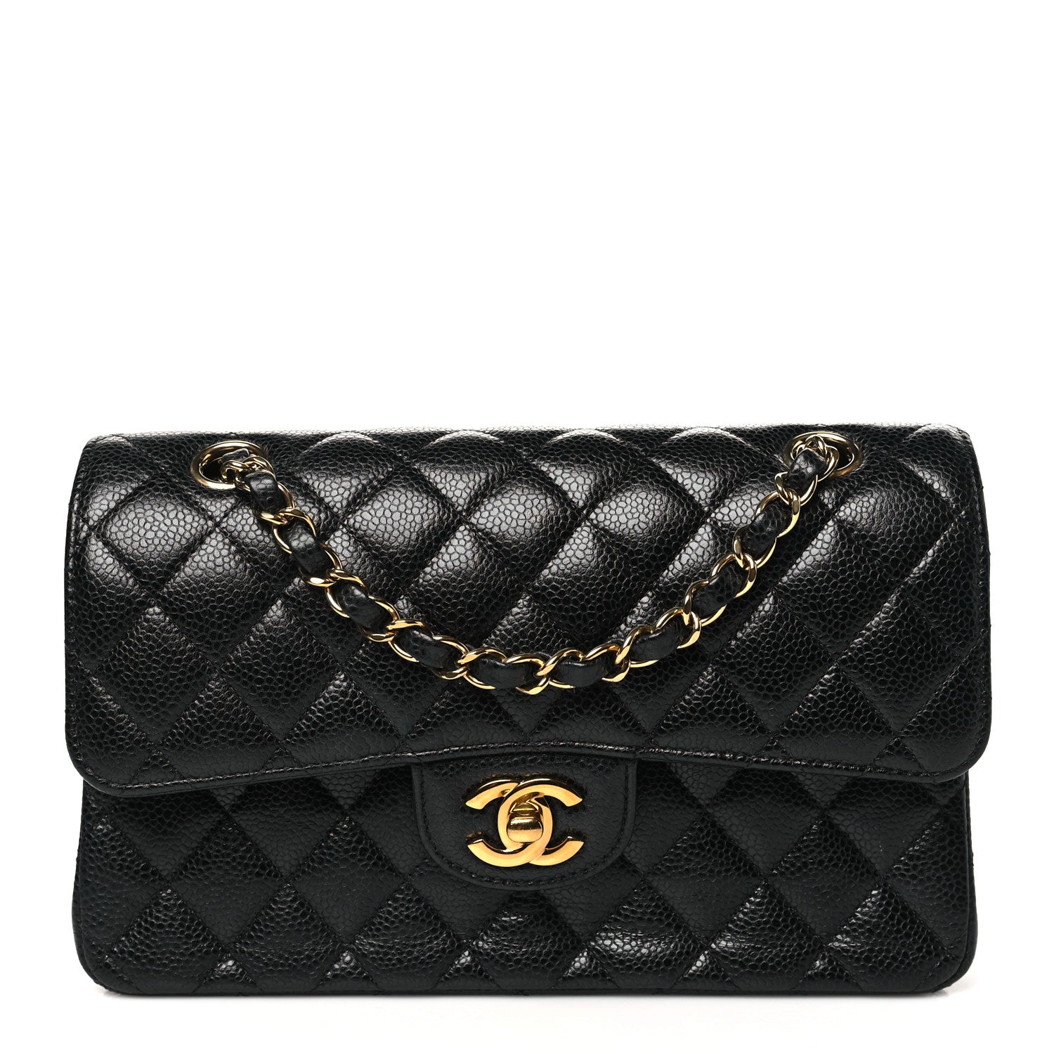 Chanel Caviar Quilted Small Double Flap Black 1 of 10
