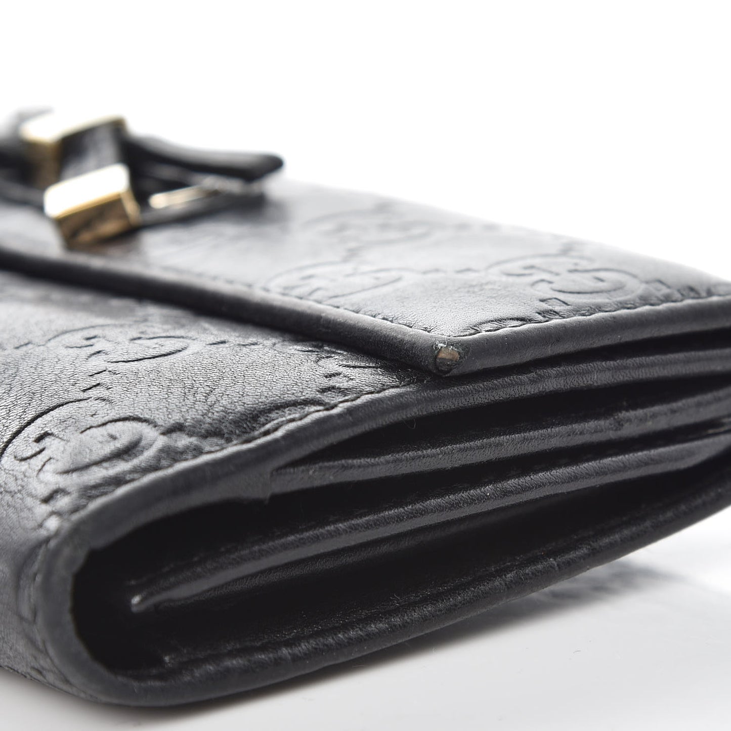 Guccissima Princy Continental Wallet Black