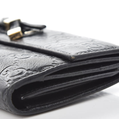 Gucci Guccissima Princy Continental Wallet Black 11 of 16