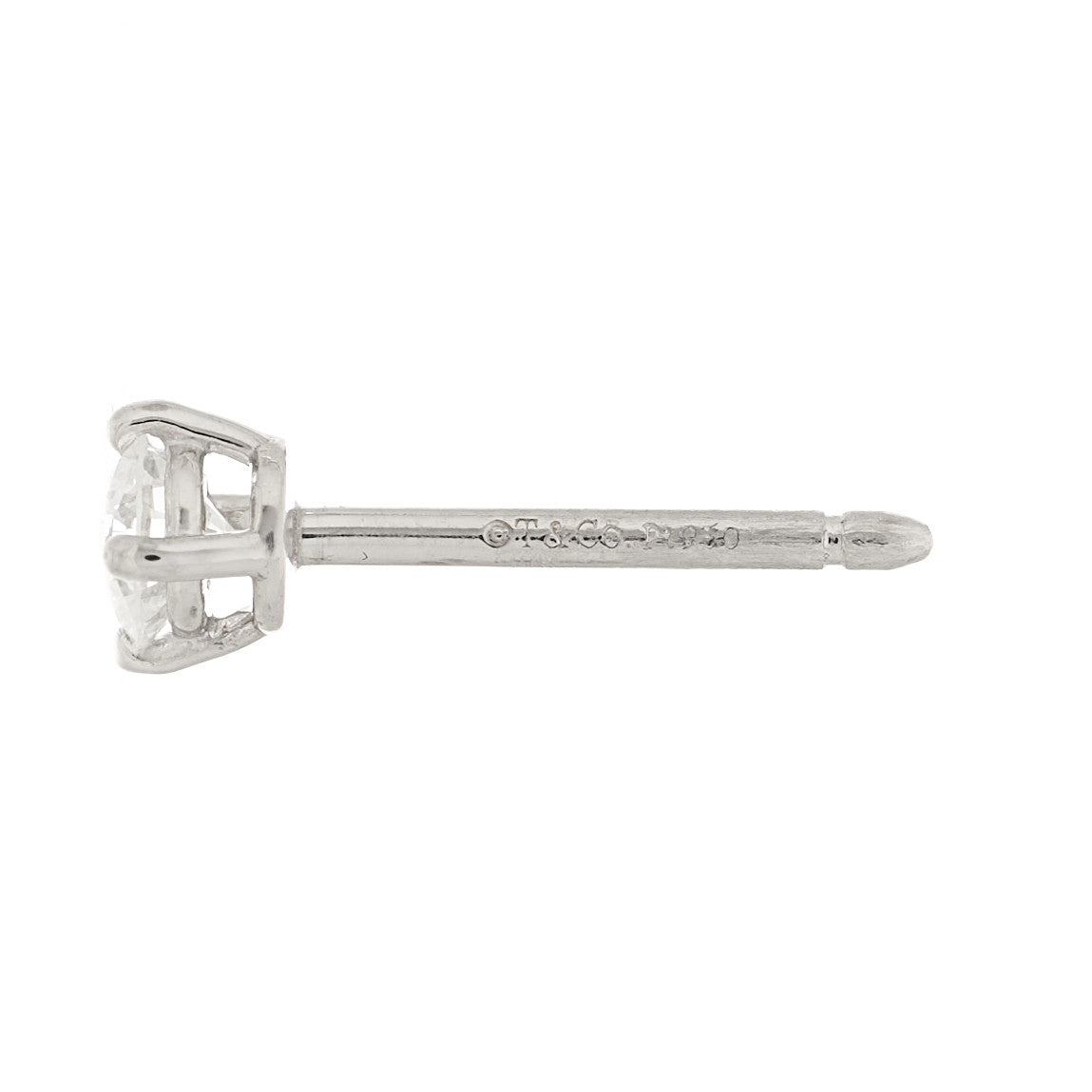 Platinum Diamond .22ctw Solitaire Earrings