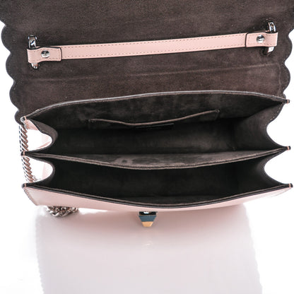 Fendi Vitello Liberty Scalloped Studded Kan I Shoulder Bag Plaster 5 of 7