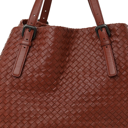 Bottega Veneta Nappa Intrecciato Large Seamless Tote Burnt Red 8 of 12