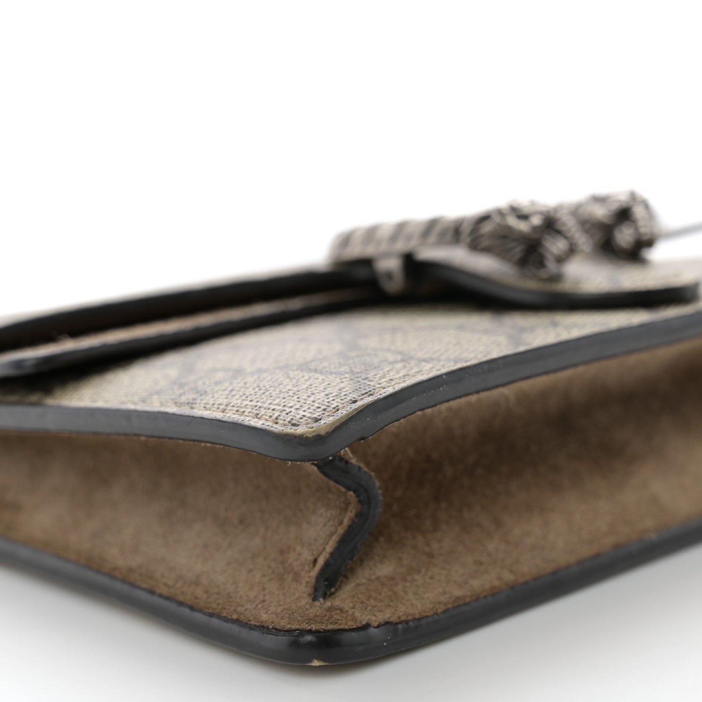 GG Supreme Monogram Super Mini Dionysus Shoulder Bag Taupe