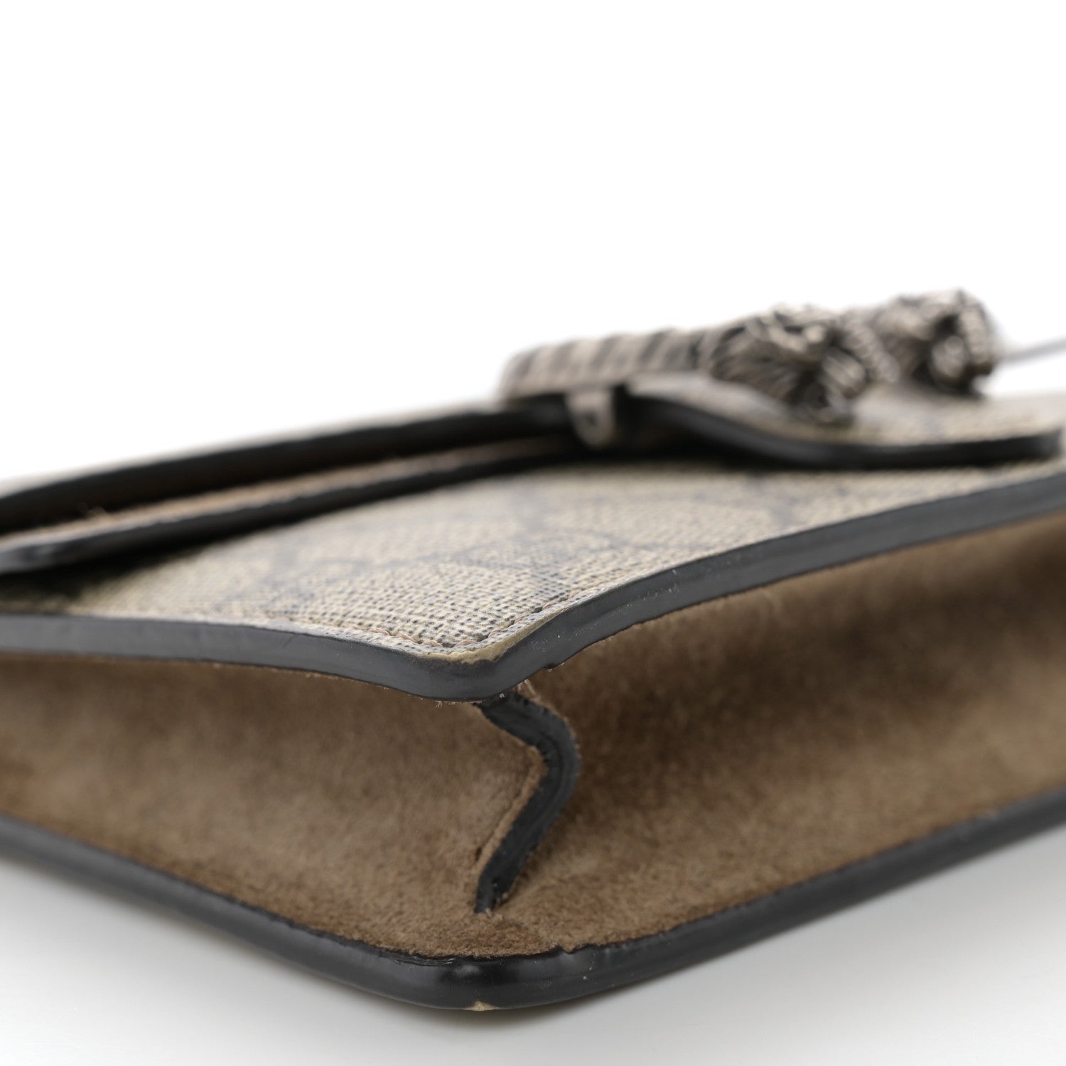Gucci GG Supreme Monogram Super Mini Dionysus Shoulder Bag Taupe 8 of 12