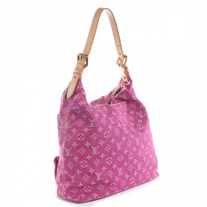 Louis Vuitton Denim Baggy GM Fuchsia 3 of 7