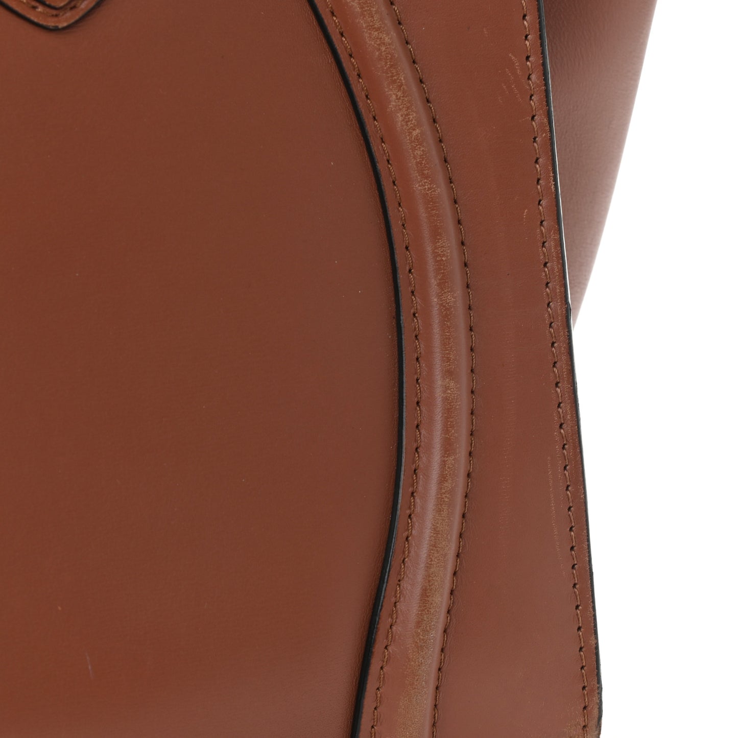 Smooth Calfskin Mini Luggage Sienna
