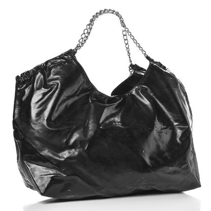 Chanel Vinyl XL Coco Cabas Black 3 of 14