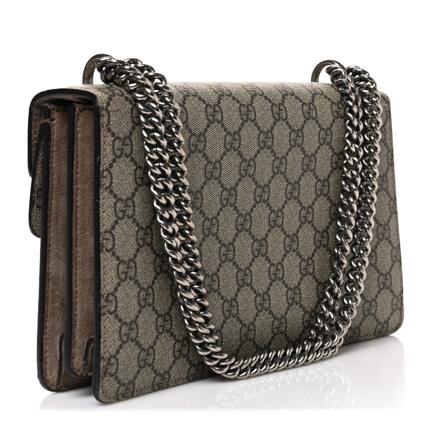 GG Supreme Monogram Small Dionysus Shoulder Bag Taupe