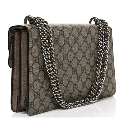 Gucci GG Supreme Monogram Small Dionysus Shoulder Bag Taupe 3 of 13