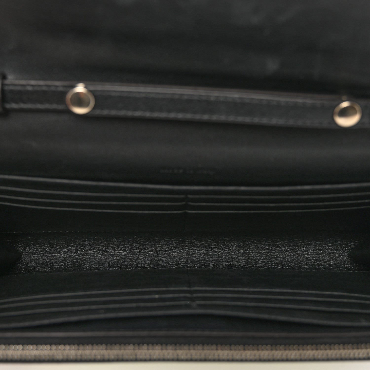 Celine Shiny Calfskin Clutch on a Chain Multicolor 6 of 12