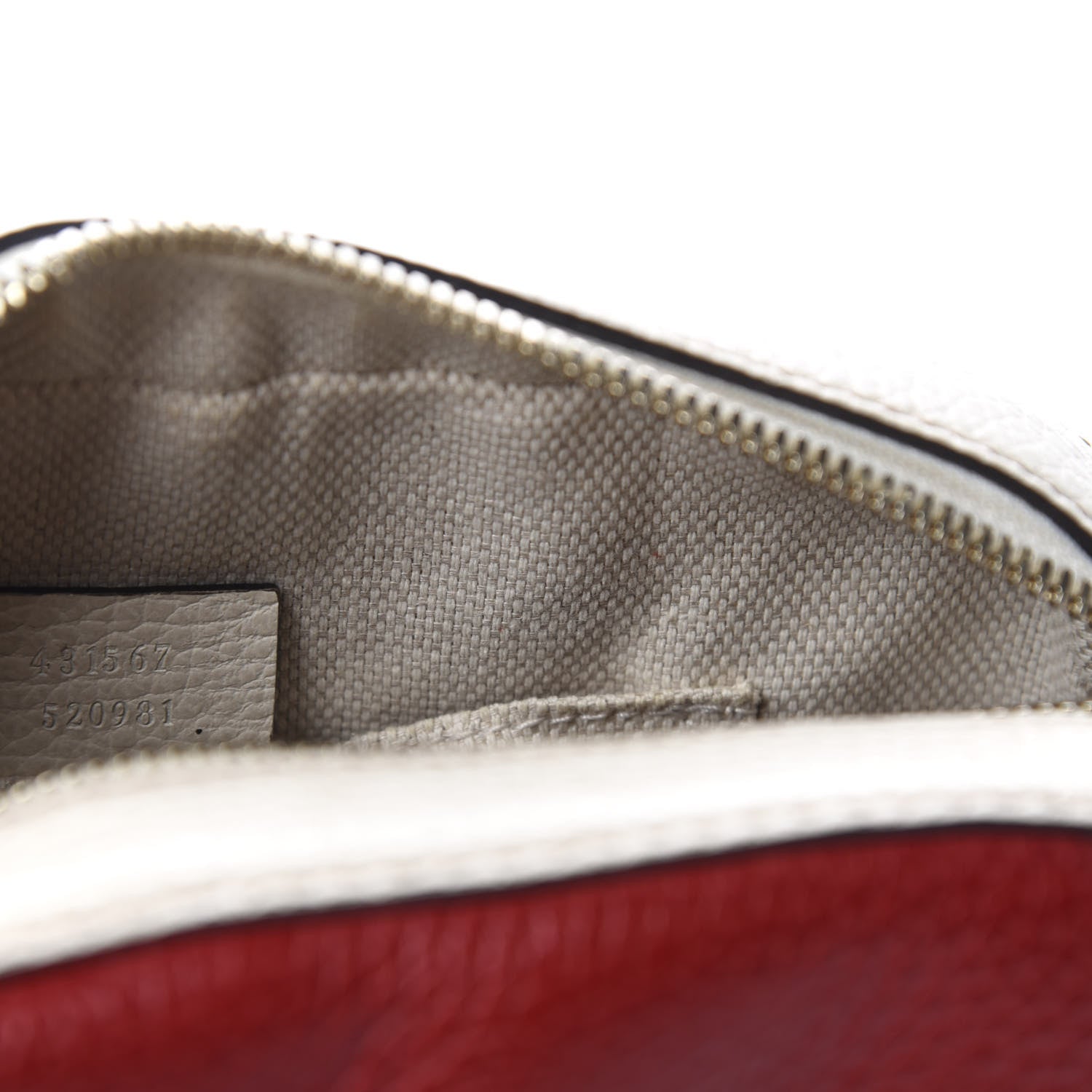 Gucci Dollar Calfskin Small Soho Disco Bag Hibiscus Red Mystic White Blue 9 of 10