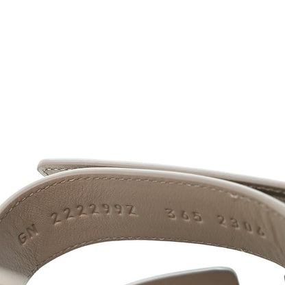 Hermes Calfskin Womens Chypre Sandals 36.5 Beige Mastic 9 of 10