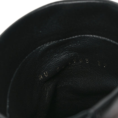 Saint Laurent Calfskin Opyum Ankle Boots 39 Black 9 of 10