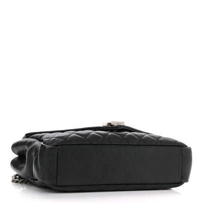 Saint Laurent Sheepskin Tri-Quilt Monogram Medium College Bag Black 4 of 12