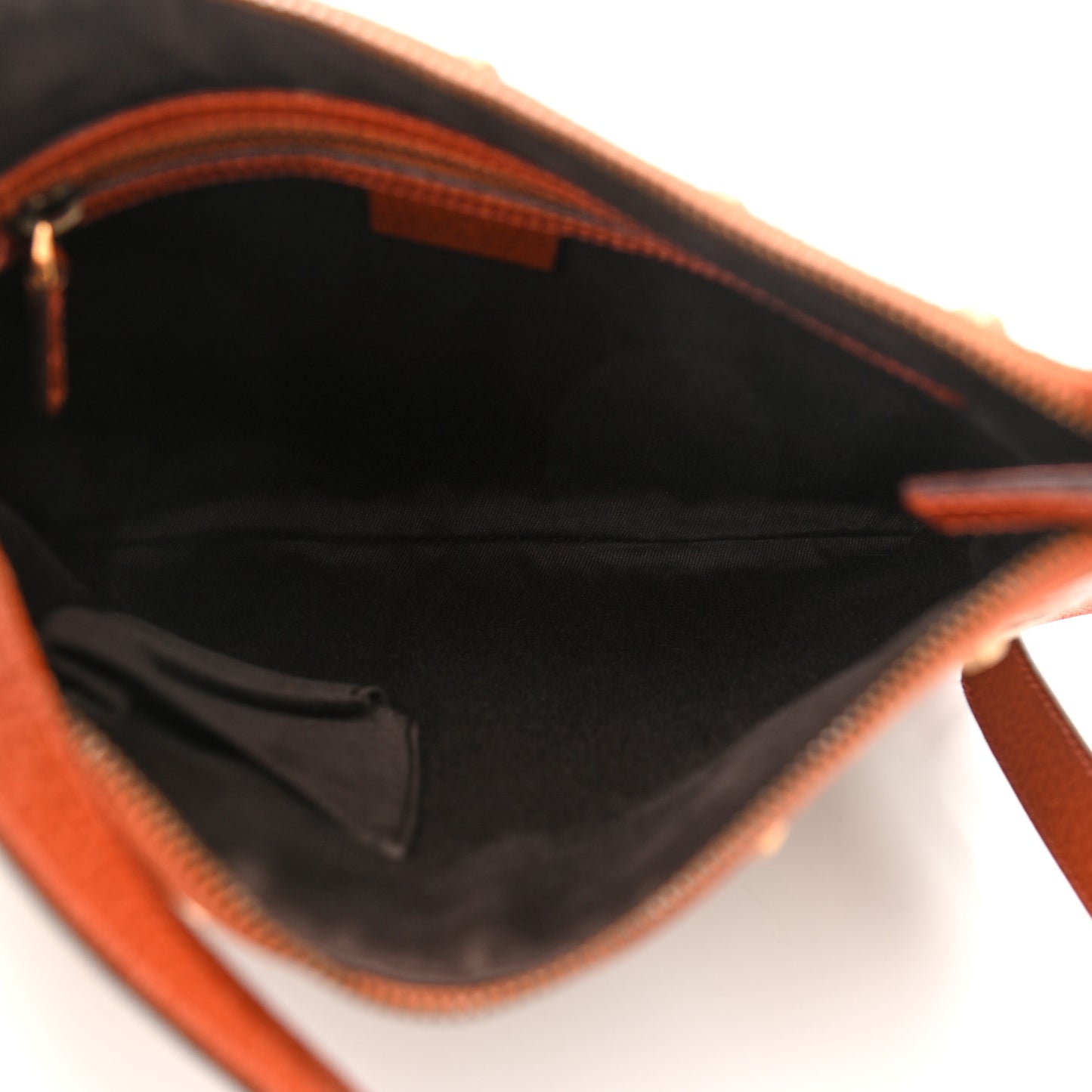 Monogram Studded Messenger Orange