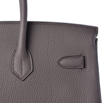 Hermes Togo Birkin 35 Etain 8 of 32