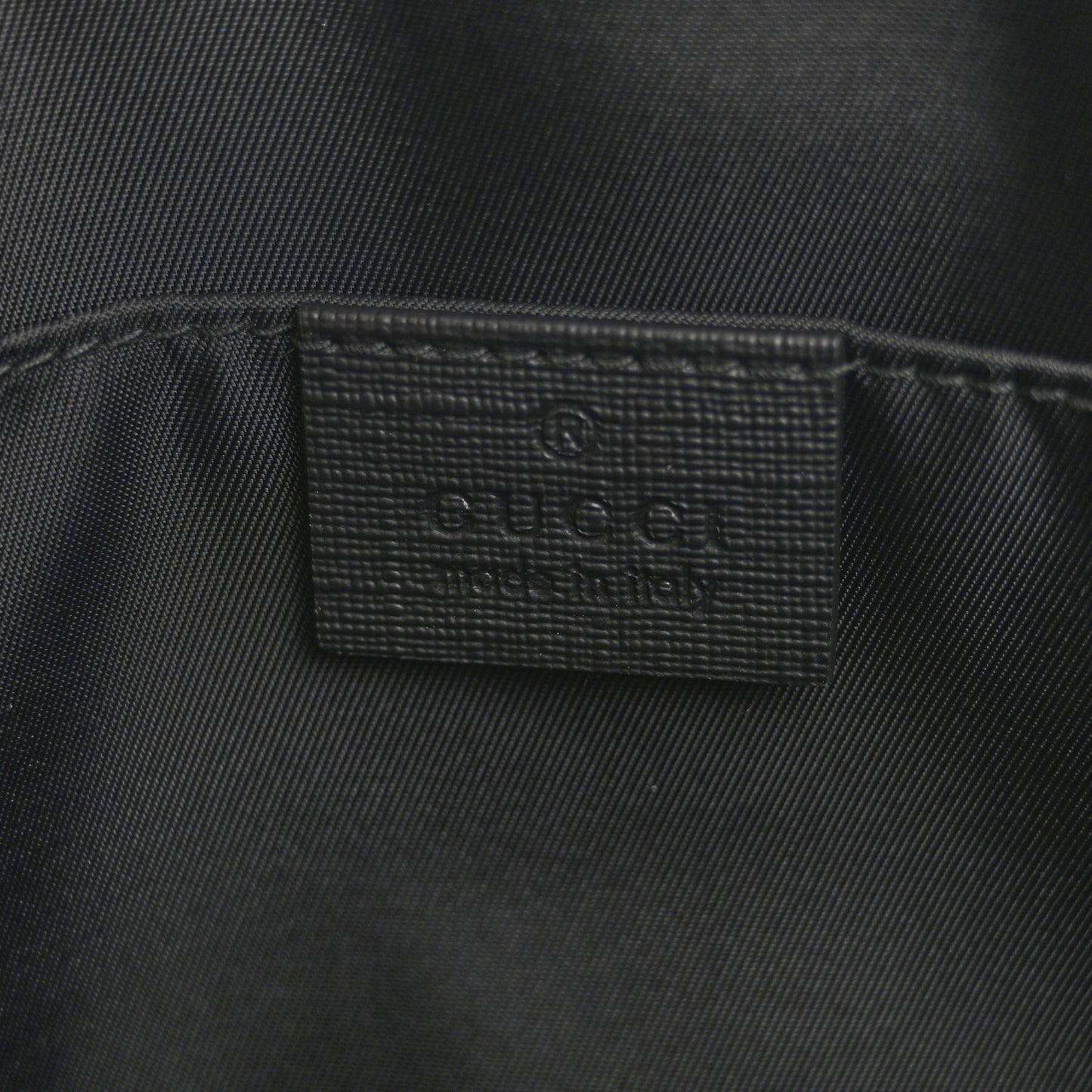 GG Supreme Monogram 3-D Apple Childrens Tote Black