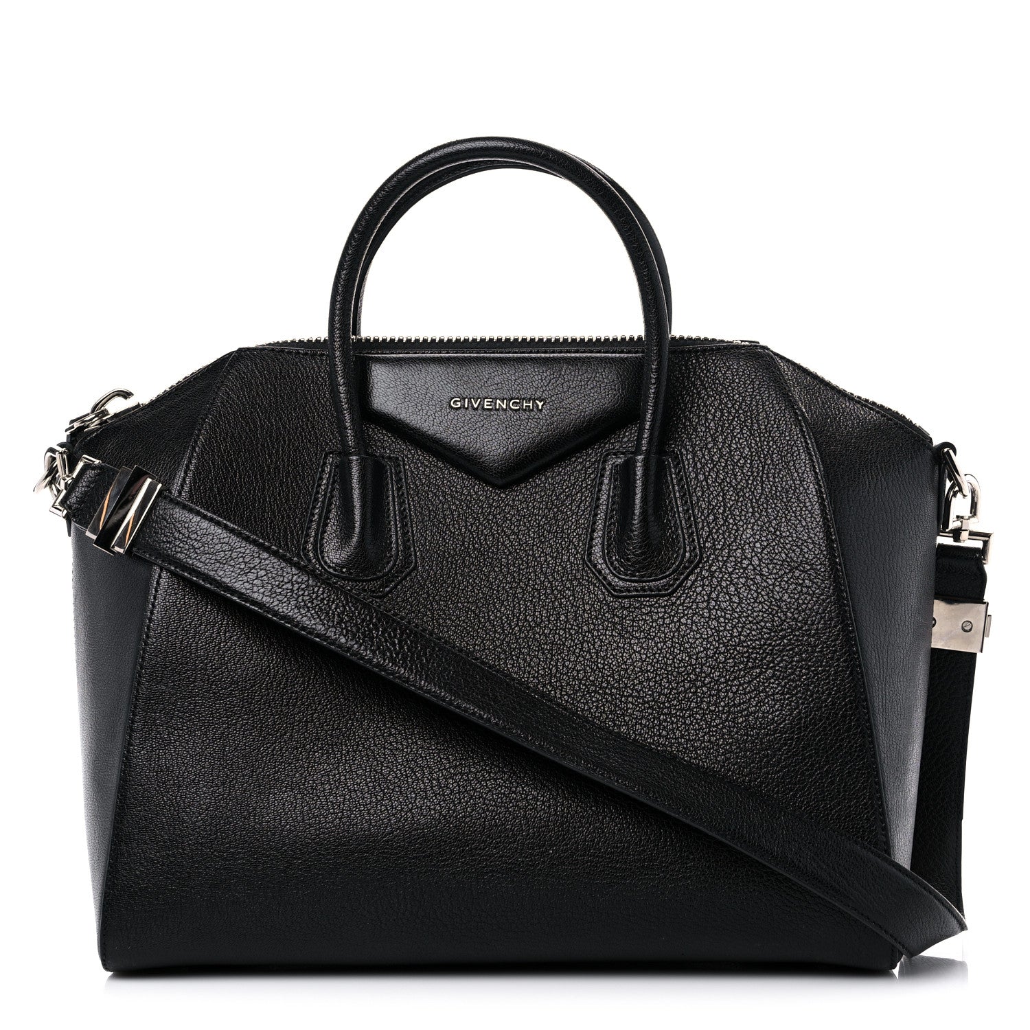 Givenchy Sugar Goatskin Medium Antigona Black 1 of 16
