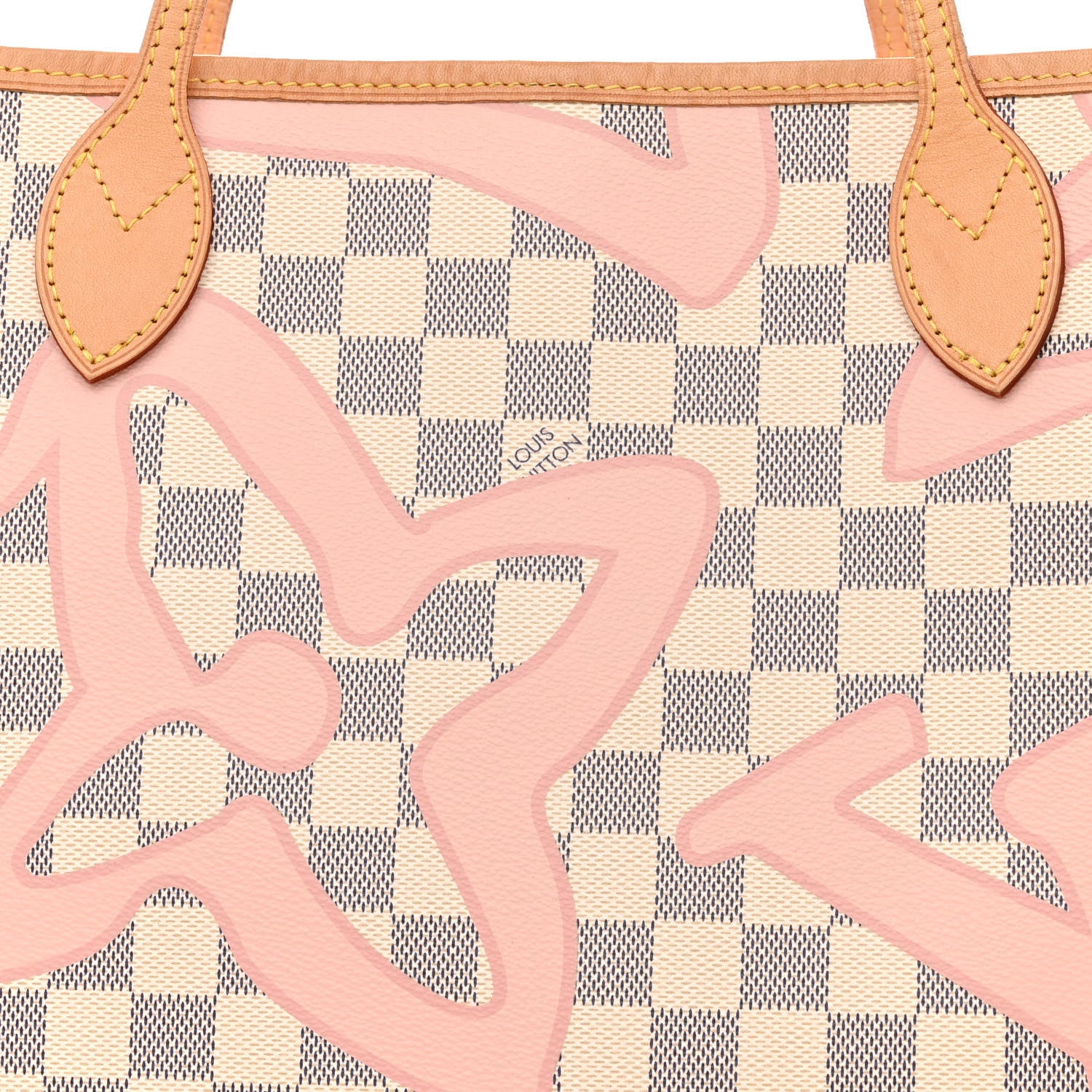 Louis Vuitton Damier Azur Tahitienne Neverfull MM 9 of 11