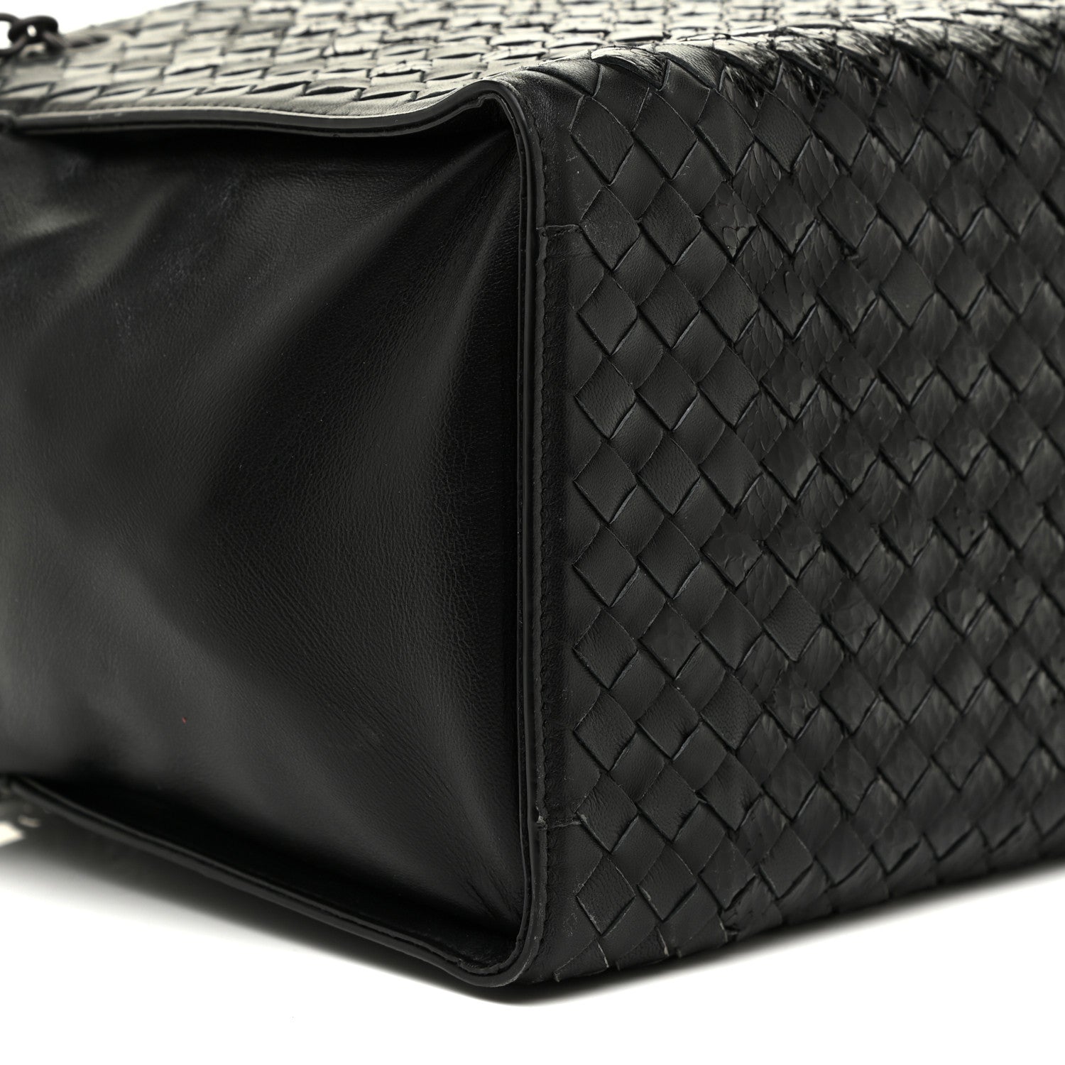 Bottega Veneta Nappa Ayers Intrecciato Small Tote Nero Black 8 of 18