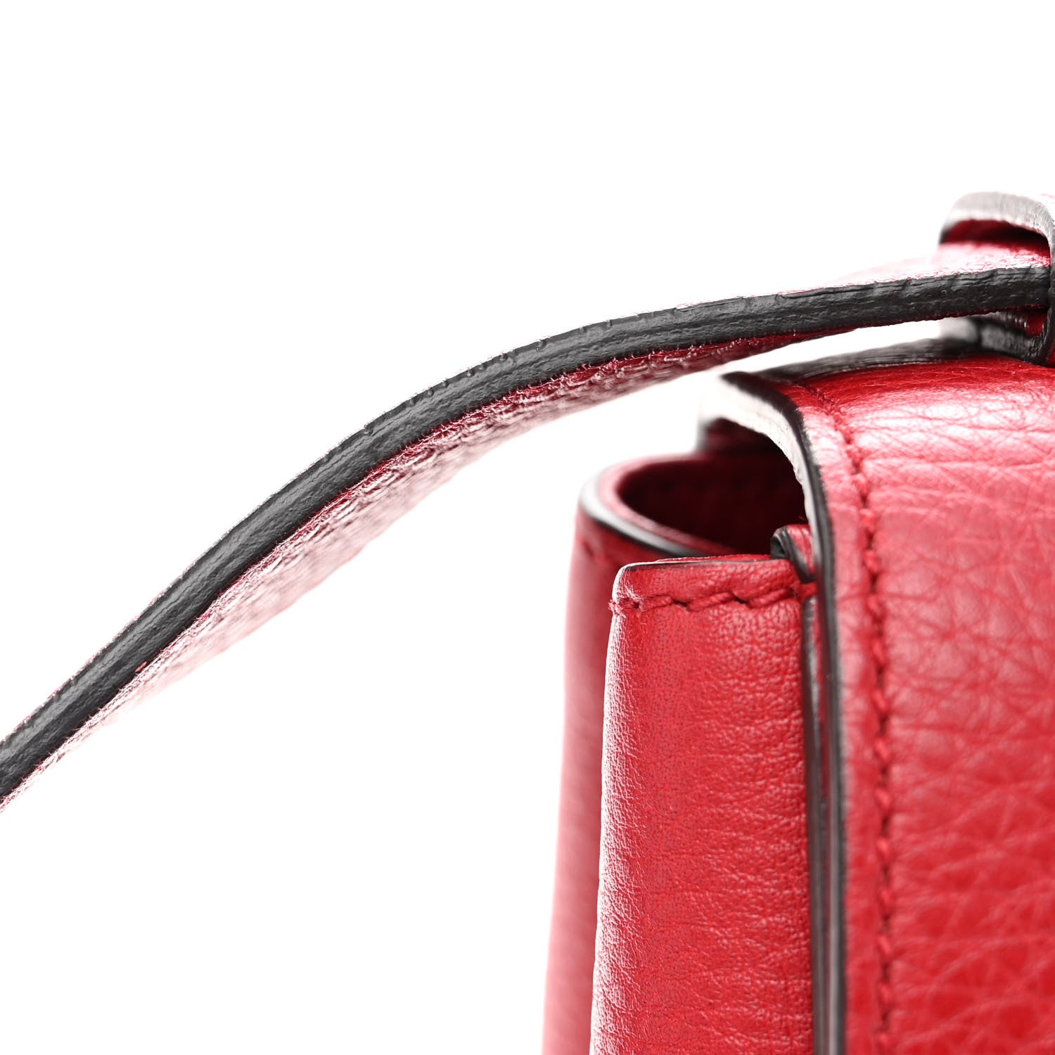 Gucci Cellarius Calfskin GG Marmont Shoulder Bag Vulcanic Red 11 of 11