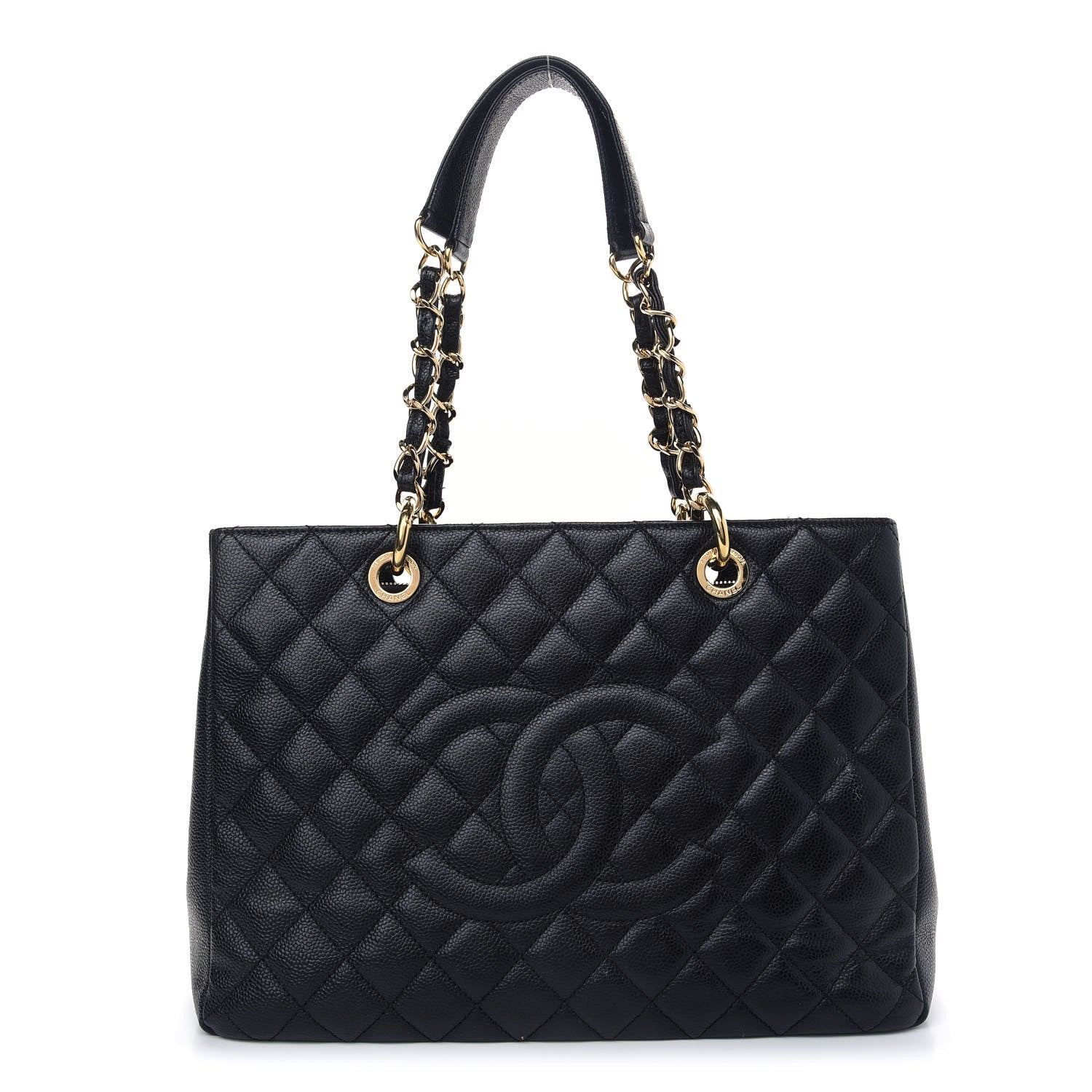 Chanel Caviar Quilted Grand Shopping Tote GST Black 1 of 11