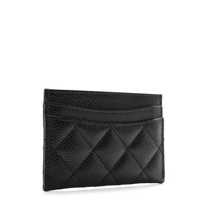 Chanel Caviar Quilted Card Holder Black 3 of 8