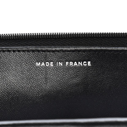 Chanel Lambskin Quilted Wallet On Chain WOC So Black 5 of 9