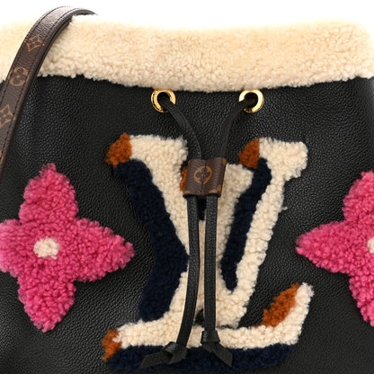 Louis Vuitton Calfskin Teddy NeoNoe MM Black 8 of 10