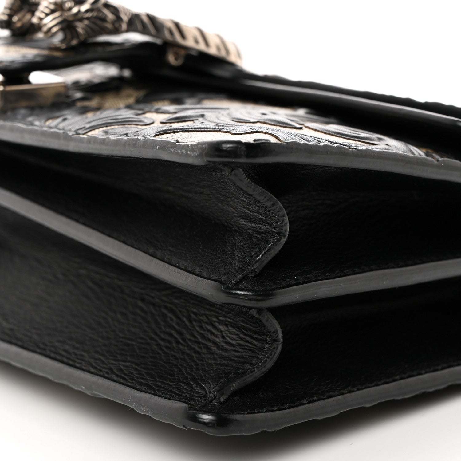 Gucci GG Supreme Monogram Arabesque Small Dionysus Shoulder Bag Black 10 of 10