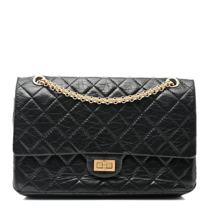 Chanel Aged Calfskin Quilted 2.55 Reissue 226 Flap Black 1 of 11