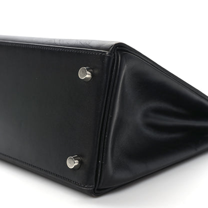 Hermes Box Kelly Retourne 28 Black 8 of 11