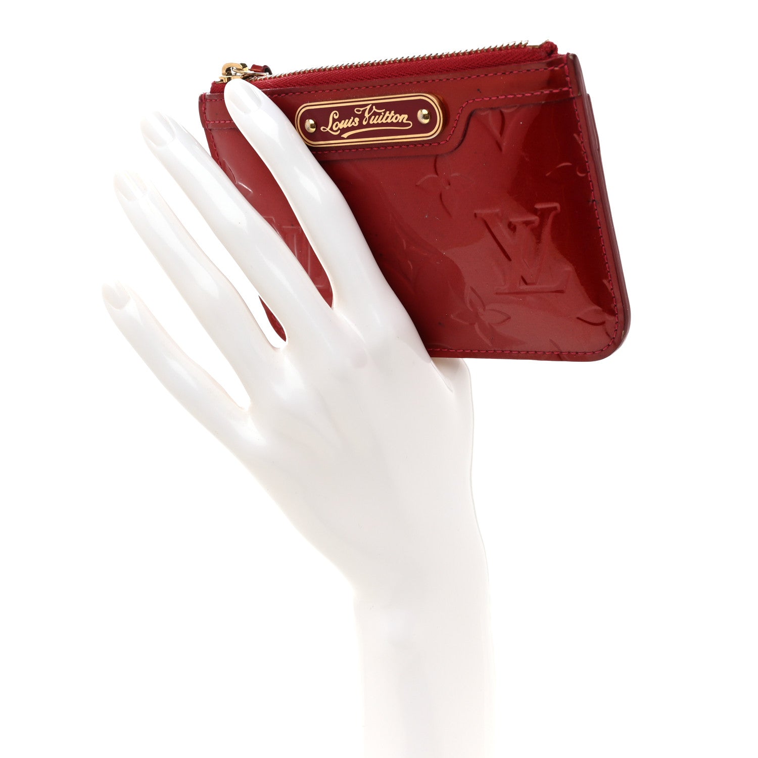 Louis Vuitton Vernis Key Pouch Pomme D'Amour 2 of 8