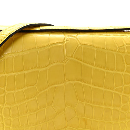 Hermes Matte Alligator Constance 18 Mimosa 8 of 11