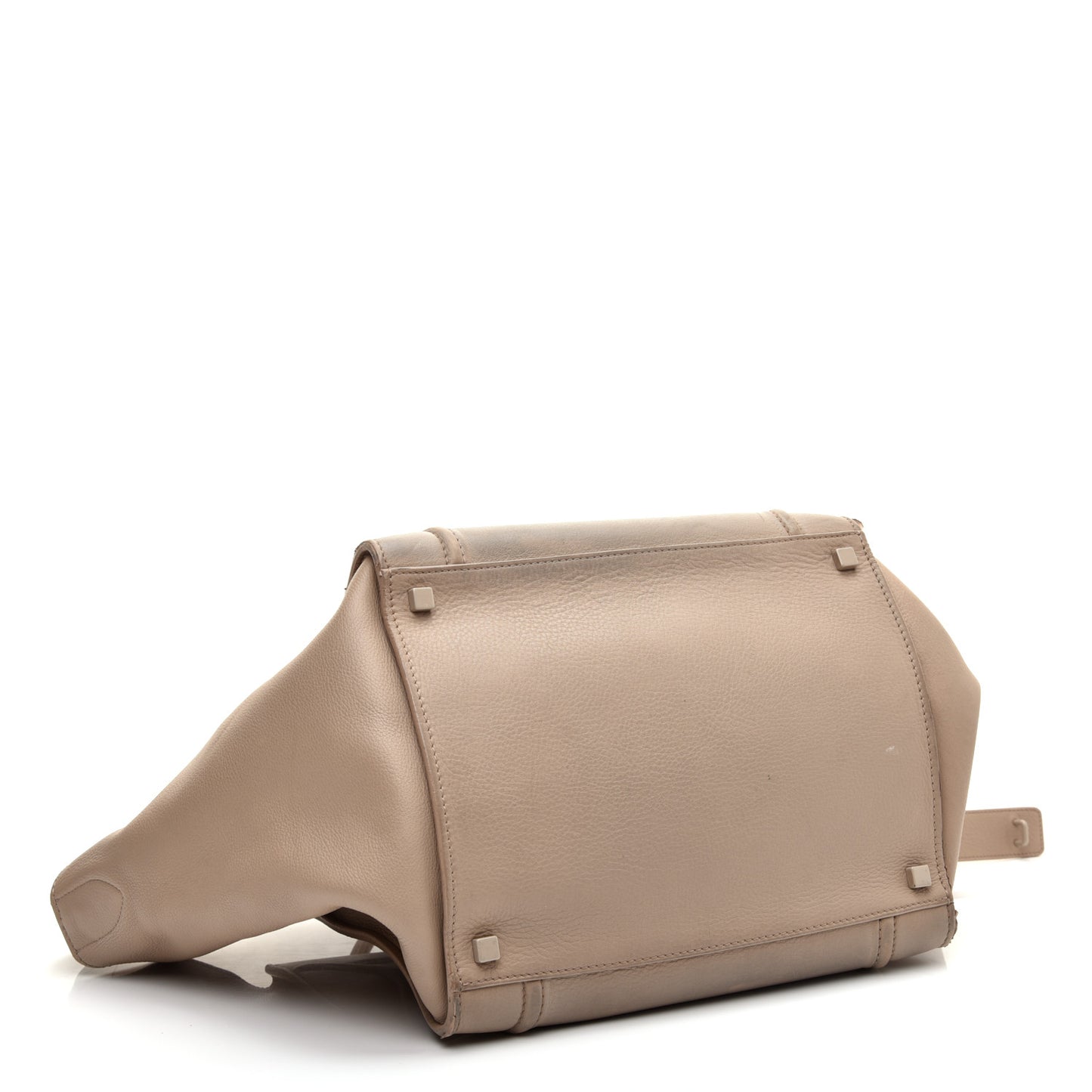 Supple Calfskin Medium Phantom Luggage Beige