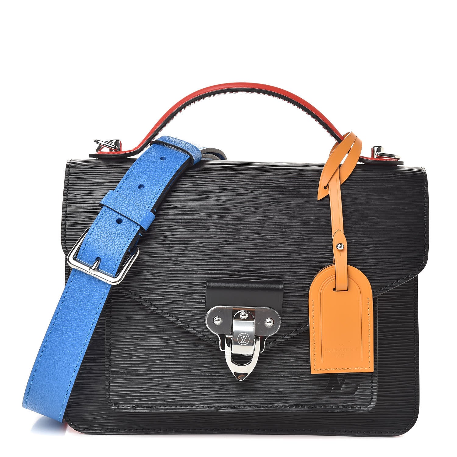 Louis Vuitton Epi Neo Monceau Black Coquelicot Blue Roi Safran 1 of 9