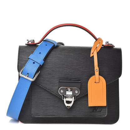 Louis Vuitton Epi Neo Monceau Black Coquelicot Blue Roi Safran 1 of 9