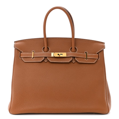 Hermes Togo Birkin 35 Gold 1 of 10