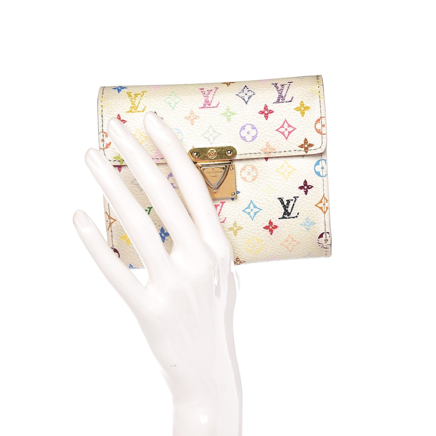 Monogram Multicolor Koala Wallet White