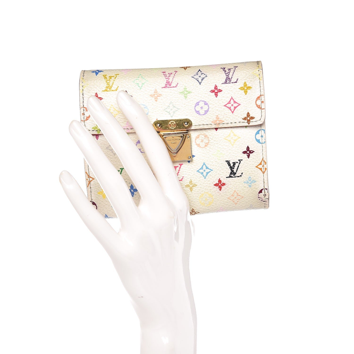 Louis Vuitton Monogram Multicolor Koala Wallet White 2 of 19