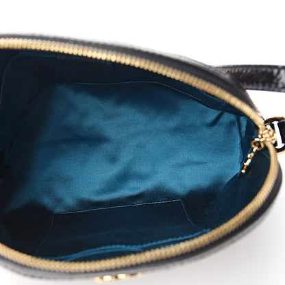 Gucci Suede Patent Web Small Ophidia Dome Shoulder Bag Nocciola Black 4 of 8