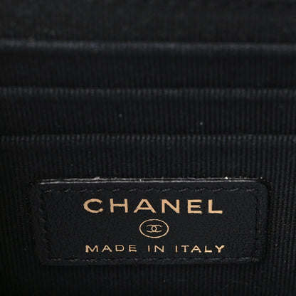 Chanel Lambskin Quilted Mini Trendy CC Wallet On Chain WOC Black 5 of 8
