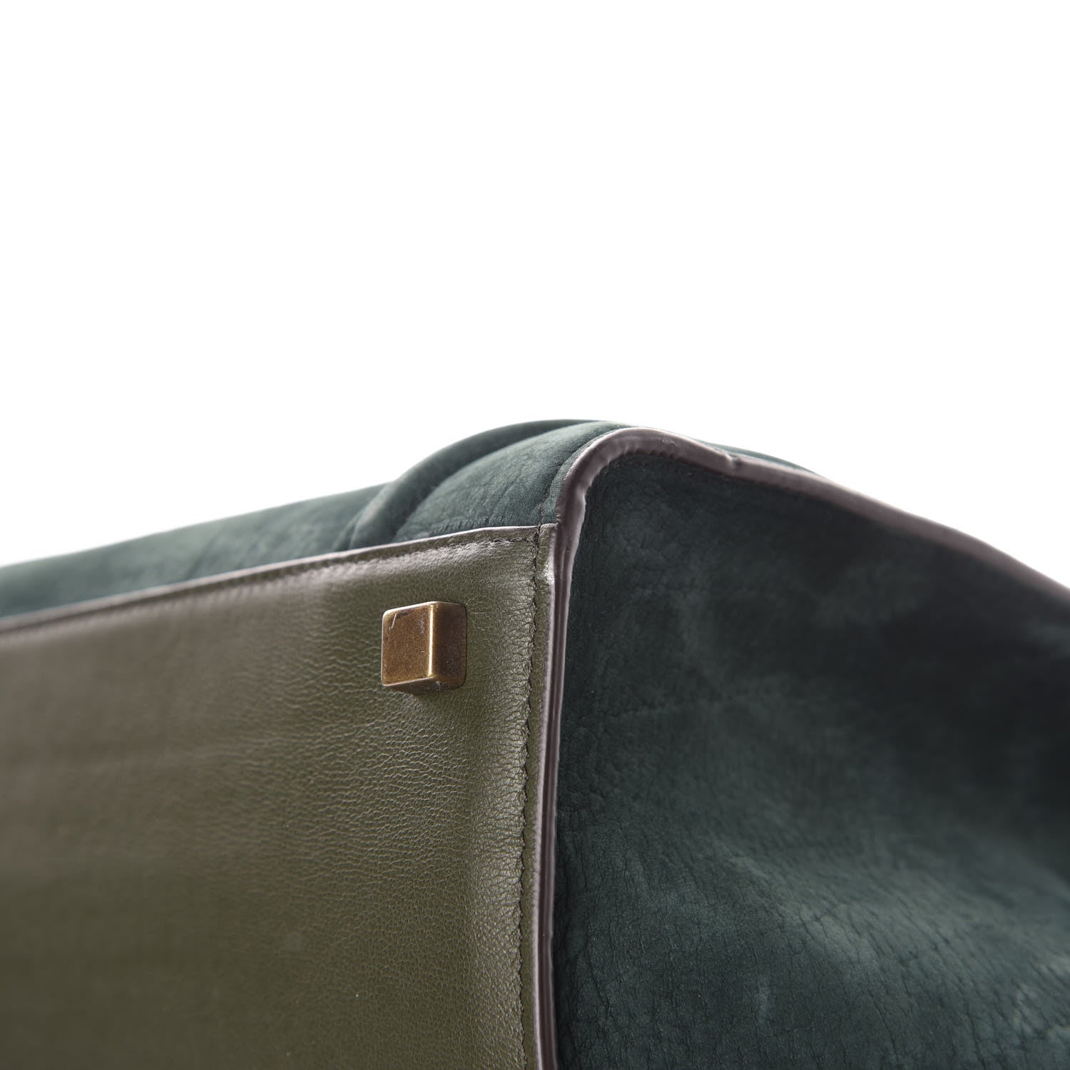 Celine Nubuck Medium Phantom Luggage Forest 14 of 18