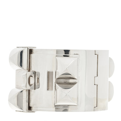 Hermes Sterling Silver Collier De Chien Bracelet LG 2 of 5