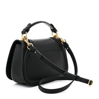 Gucci Roxy Calfskin Medium Blondie Top Handle Bag Black 3 of 10