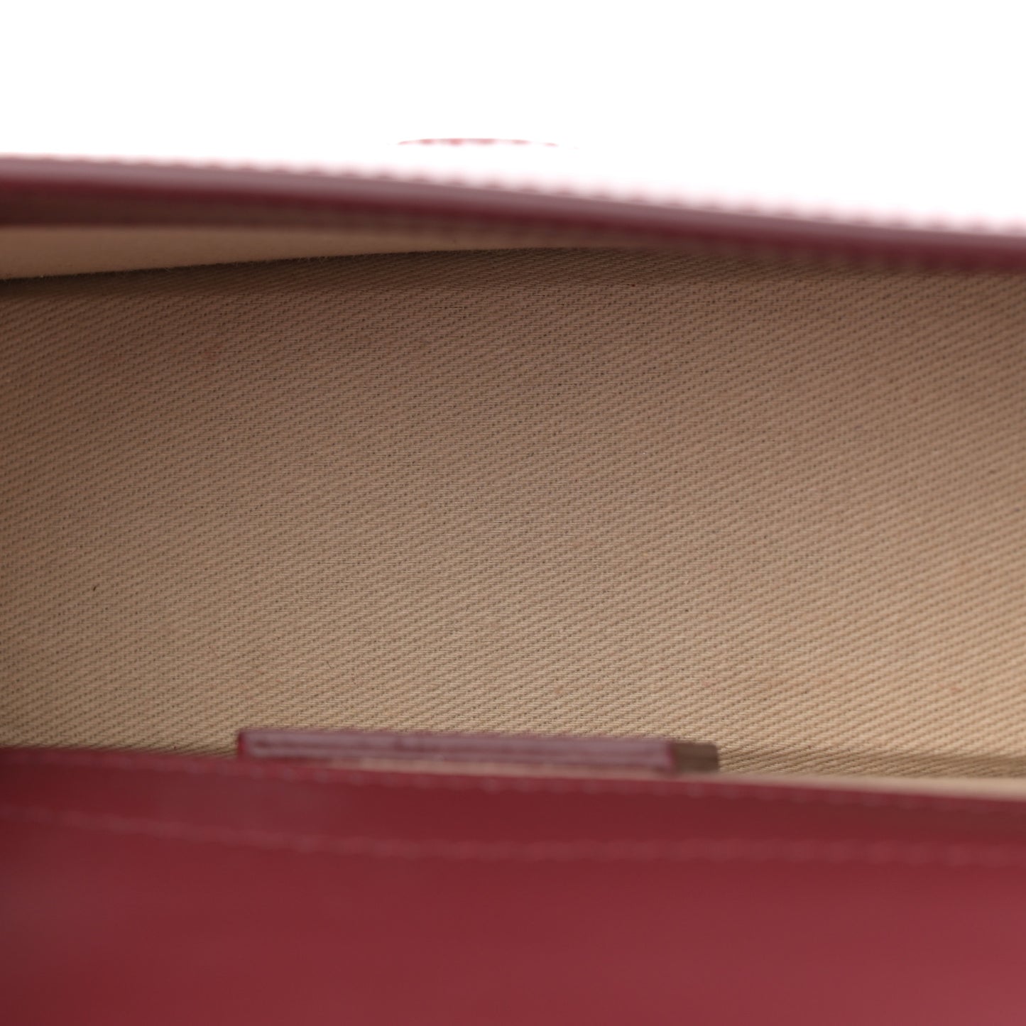 Smooth Calfskin Le Bambino Dark Burgundy