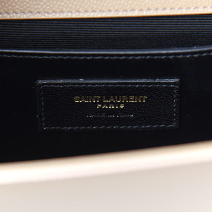 Saint Laurent Grain De Poudre Medium Monogram Kate Satchel Nude Powder 5 of 8