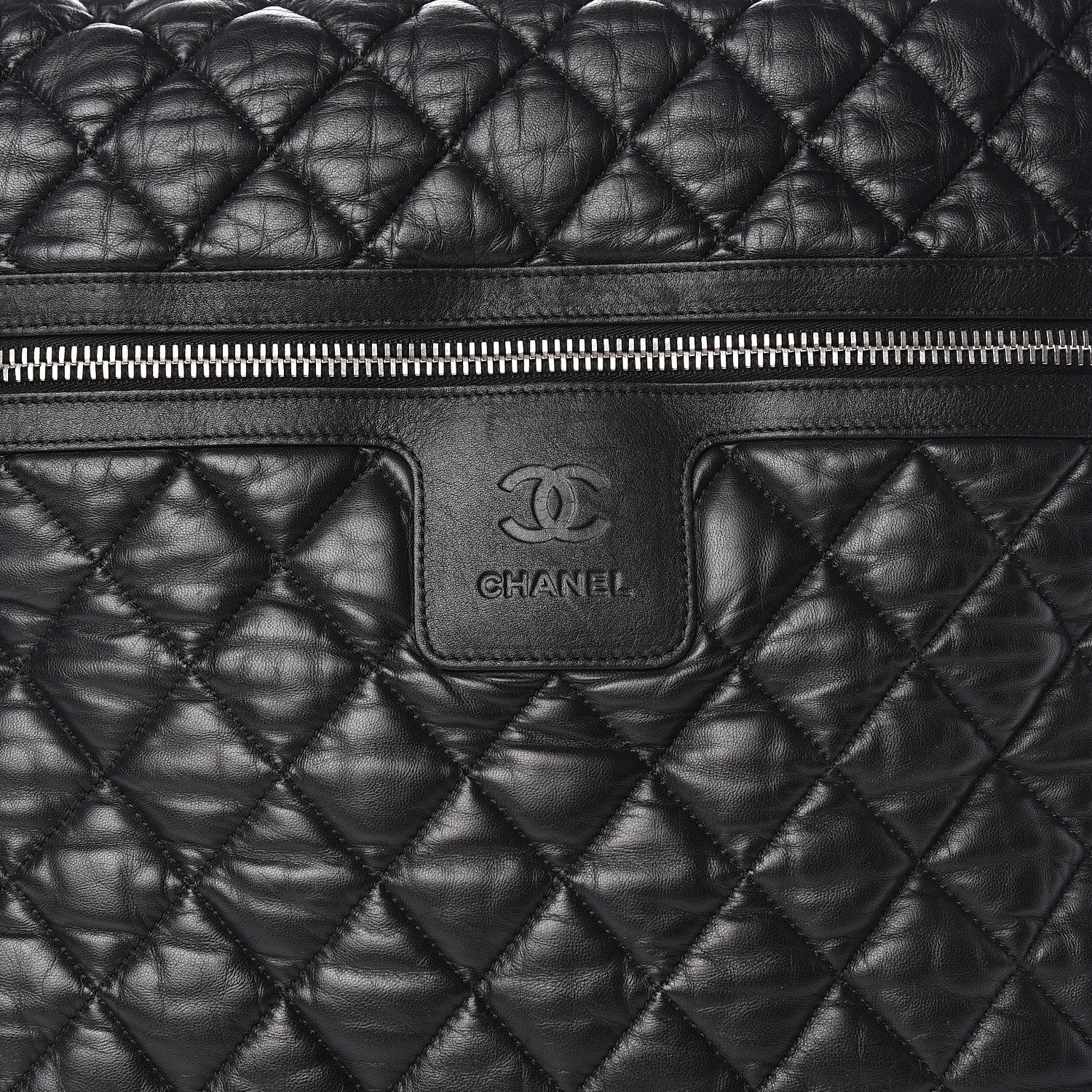 Chanel Lambskin Quilted Coco Cocoon Hobo Black 11 of 15