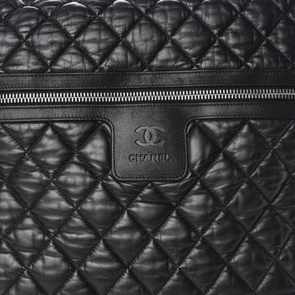 Chanel Lambskin Quilted Coco Cocoon Hobo Black 11 of 15